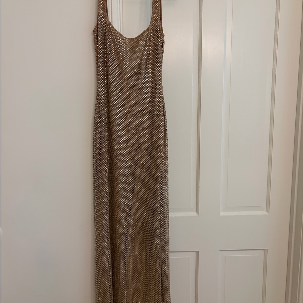 Babyboo Petra Maxi Dress in Gold - Picture 4 of 9